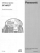 Panasonic SC-AK57 Operating Instructions Manual