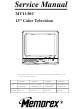 Memorex MT1130C Service Manual