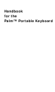 Palm Portable Keyboard Handbook