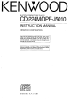 KENWOOD CD-224M Instruction Manual