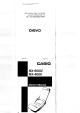 CASIO NX-6000 Owner's Manual