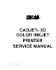 Encad CADJET Service Manual