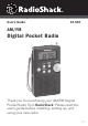 Radio Shack 12-587 User Manual