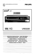 Philips Matchline VR6589 Operating Instructions Manual
