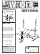 Weider PRO PC3 WEBE63990 User Manual