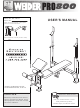 Weider PRO 800 831.150741 User Manual