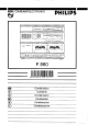 Philips F 880 Operating Instructions Manual