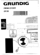 Grundig CDP 200 Operating Manual
