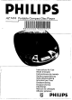 Philips AZ 7474 Instructions For Use Manual