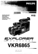 Philips Explorer VKR6865 Operating Instructions Manual