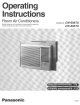 Panasonic CW-606TU Operating Instructions Manual