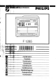 Philips F 1285 Operating Instructions Manual