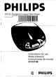Philips CD 15 Instructions For Use Manual