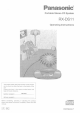 Panasonic RX-DS11 Operating Instructions Manual