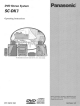Panasonic SC-DK1 Operating Instructions Manual