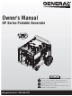 Generac Power Systems GP Series Owner's Manual