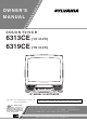 Sylvania Sylvania 6313CE Owner's Manual