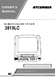 Sylvania Sylvania 3819LC Owner's Manual