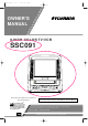 Sylvania Sylvania SSC091 Owner's Manual