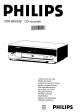 Philips CDR 560 Instructions For Use Manual