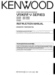 KENWOOD VR-306 Instruction Manual