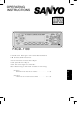 Sanyo FXCD-1100 Operating Instructions Manual