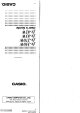CASIO fx-350W User Manual