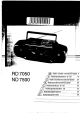 Philips RD7050 User Manual