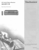 Technics SA-EX110 Operating Instructions Manual