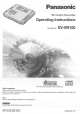 Panasonic SV-SR100 Operating Instructions Manual