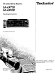 Technics SA-AX730 Operating Instructions Manual