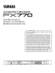 Yamaha FX770 Owner's Manual