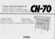 Yamaha CN-70 Assembly Procedures And Owner's Manual