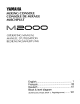 Yamaha M2000 Operating Manual