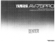 Yamaha AV-75Pro Owner's Manual