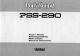 Yamaha PortaSound PSS-290 Owner's Manual