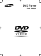 Samsung DVD-P250K Instruction Manual