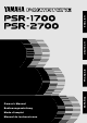 Yamaha PortaTone PSR-1700 Owner's Manual
