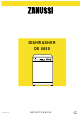 Zanussi DE 6850 Instruction Book
