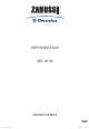 Zanussi Electrolux ZEL 67 W Instruction Book