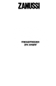 Zanussi ZFK 47 Instructions For Use Manual