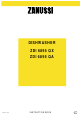 Zanussi ZDI 6895 QX Instruction Book