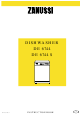 Zanussi DE 6744 Instruction Book