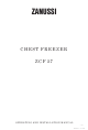 Zanussi ZCF 57 Instruction Booklet