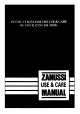 Zanussi HOB Instructions For Use Manual