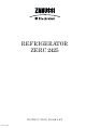 Zanussi Electrolux ZERC 2425 Instruction Booklet