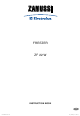 Zanussi Electrolux ZF 22 W Instruction Book