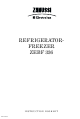 Zanussi Electrolux ZEBF 336 Instruction Booklet
