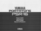 Yamaha PortaTone PSR-16 Owner's Manual