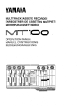 Yamaha MT100 Operation Manual